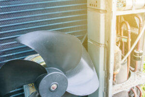 Close Up Details of AC Unit