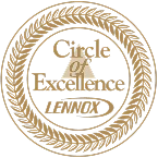 badge circle of excellence lennox